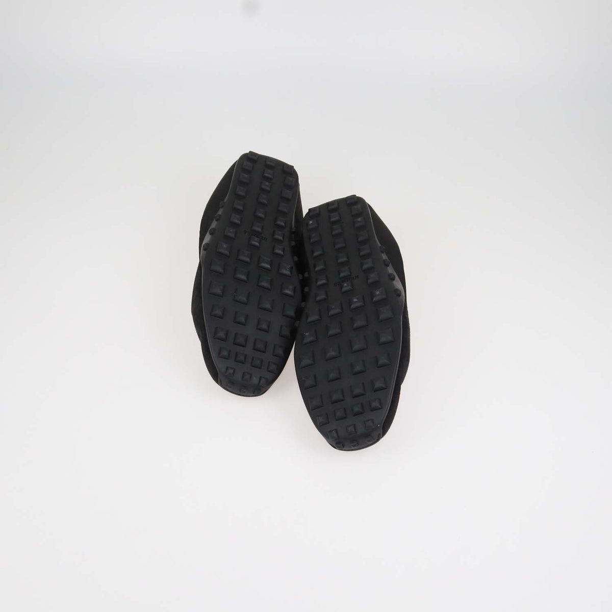 Hermes Black Nylon and Suede In Sneakers