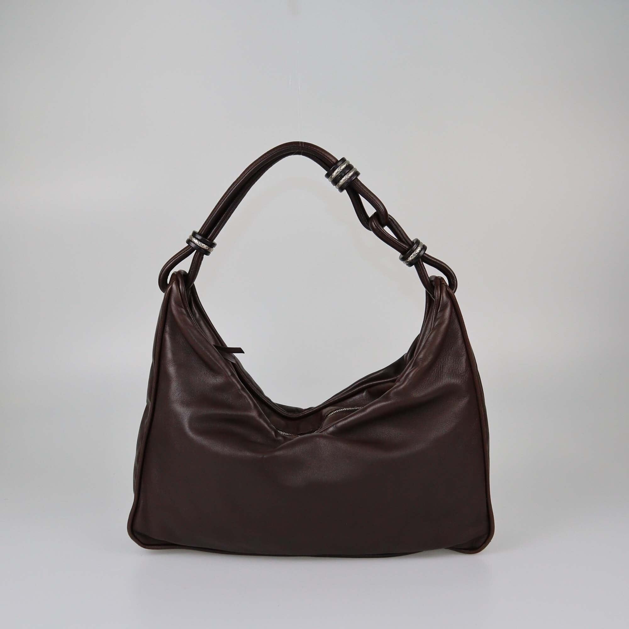 Bottega Veneta Dark Brown Hobo Womens Bottega Veneta 