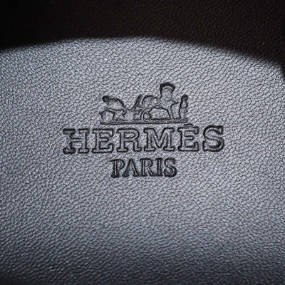 Hermes Black Leather and Suede Stitched Bouncing Sneakers