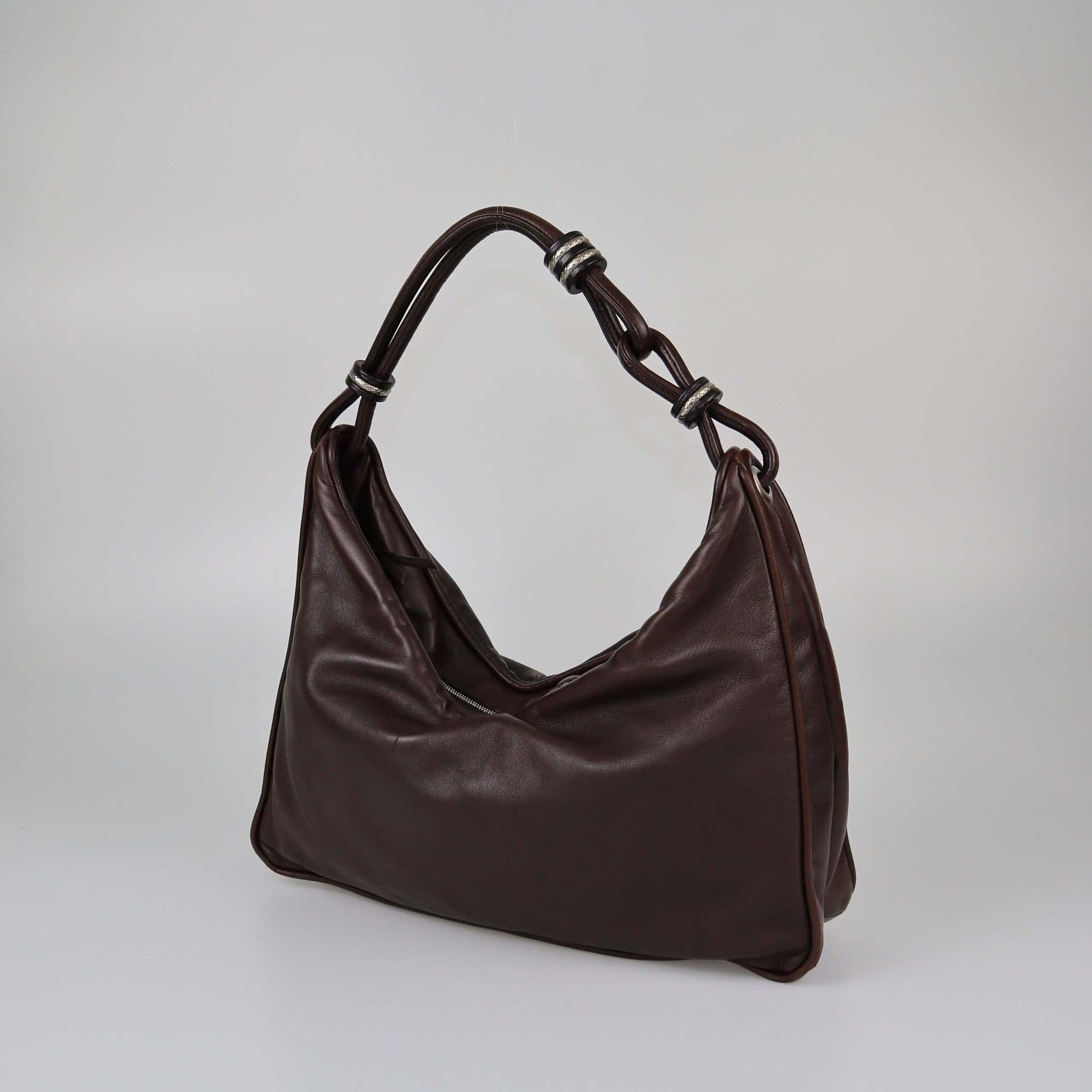 Bottega Veneta Dark Brown Hobo Womens Bottega Veneta 