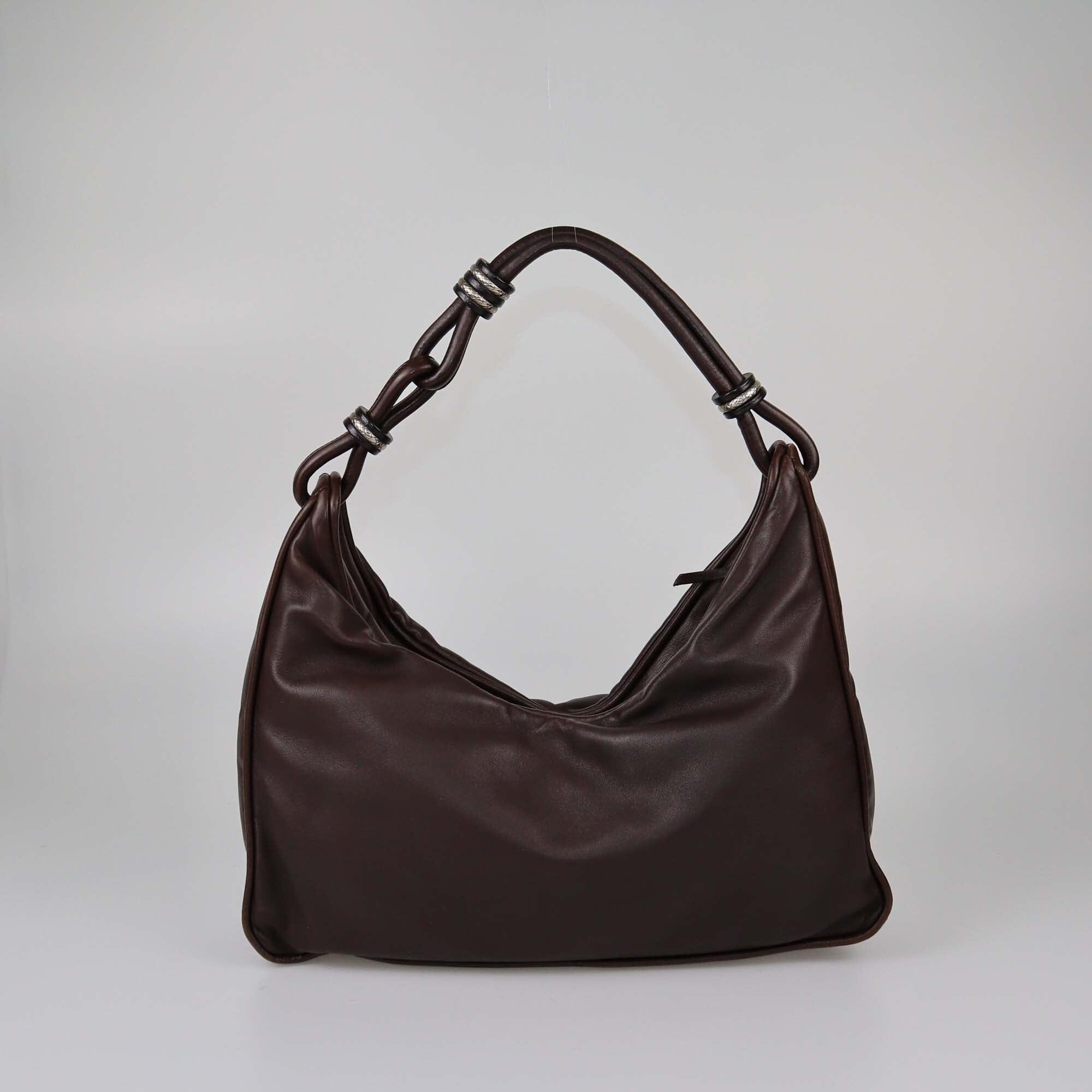 Bottega Veneta Dark Brown Hobo Womens Bottega Veneta 