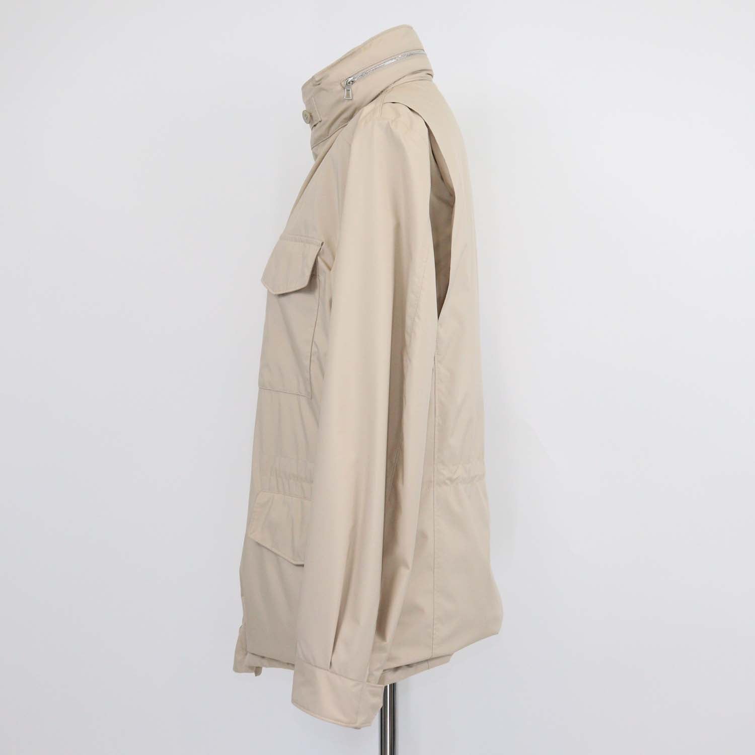 Loro Piana Beige Nylon Traveller Windmate Jacket