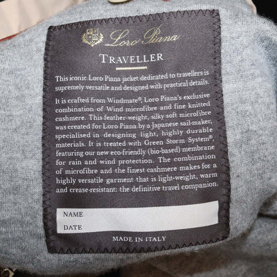 Loro Piana Beige Nylon Traveller Windmate Jacket