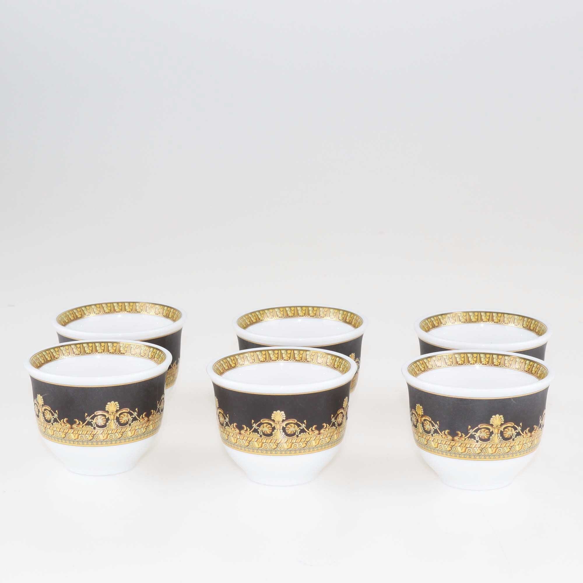 Versace Tricolor Medusa Gala Espresso Cup Set Accessories Versace 