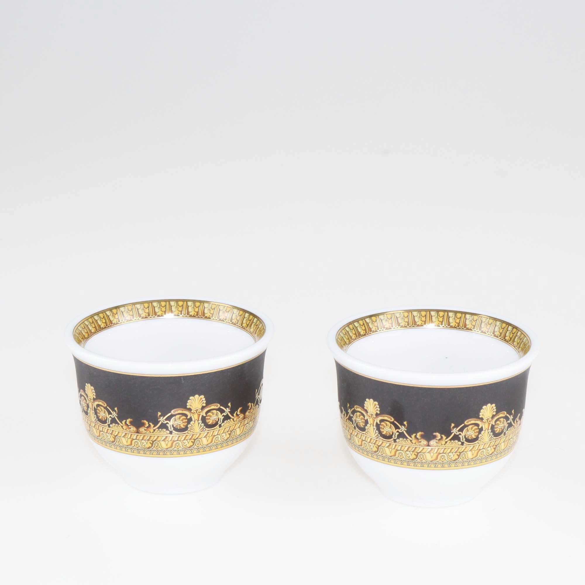 Versace Tricolor Medusa Gala Espresso Cup Set Accessories Versace 