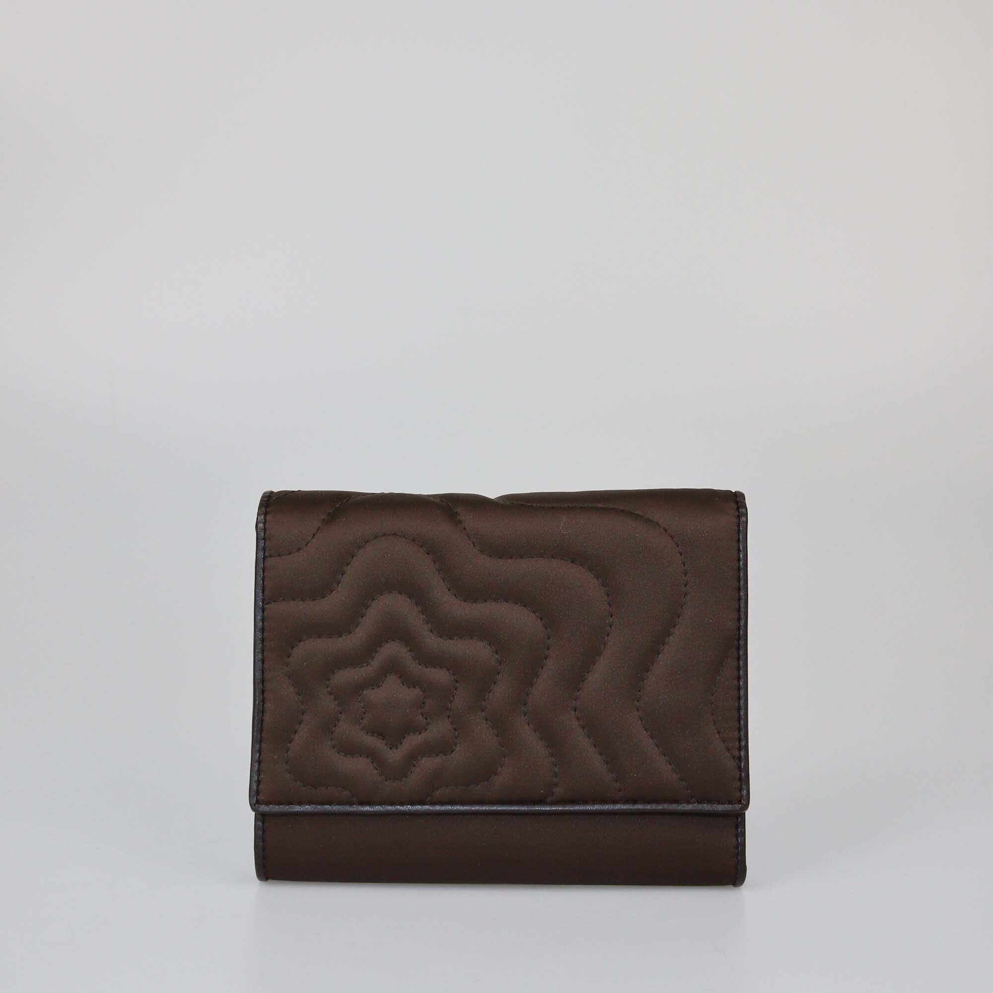 Montblanc Dark Brown Starisima Trifold Wallet Womens Montblanc 