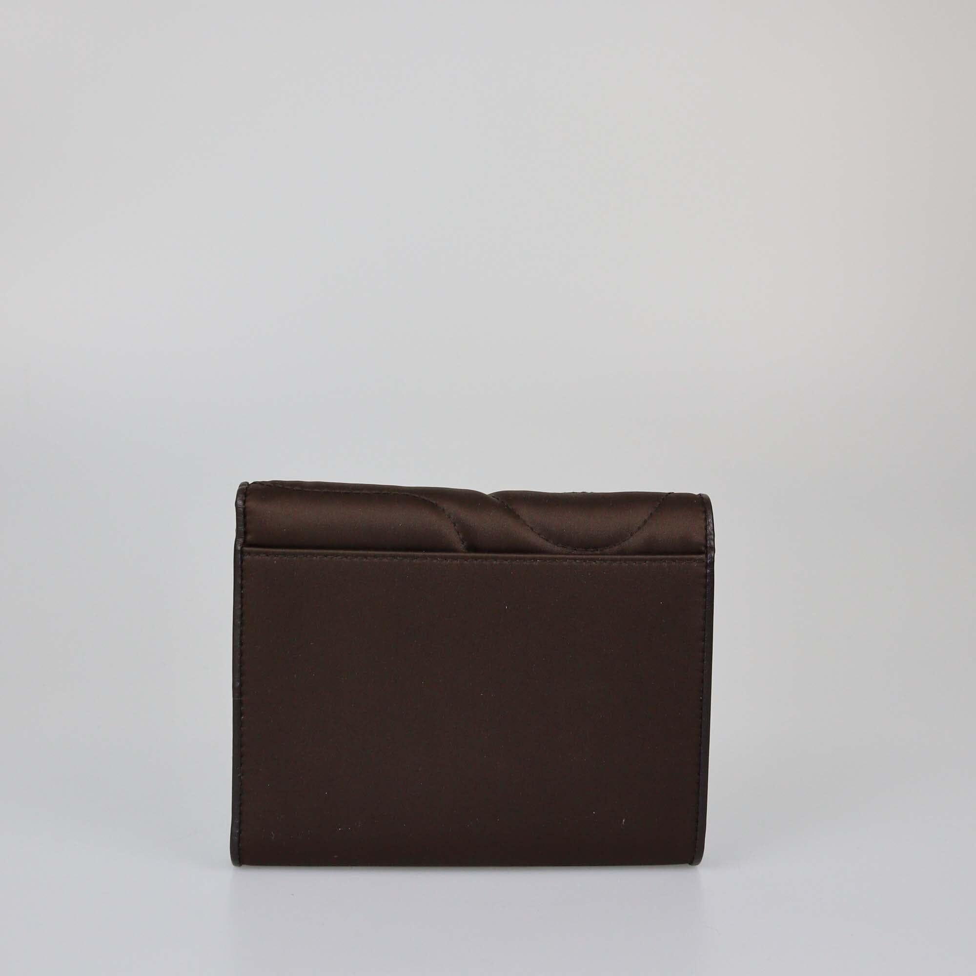 Montblanc Dark Brown Starisima Trifold Wallet Womens Montblanc 