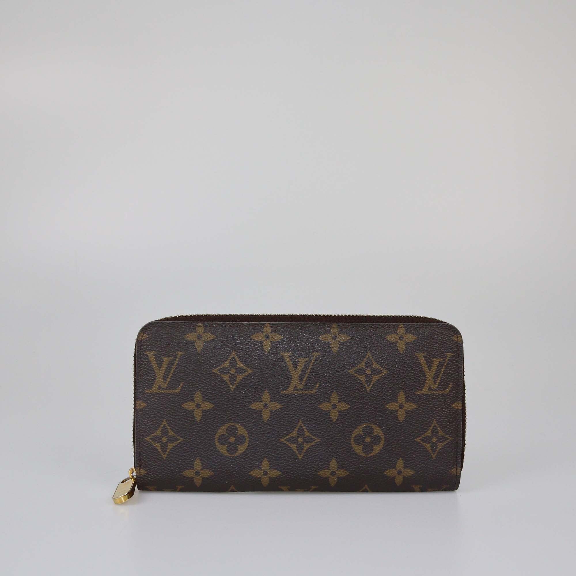 Louis Vuitton Monogram Canvas Zippy Wallet Womens Louis Vuitton 