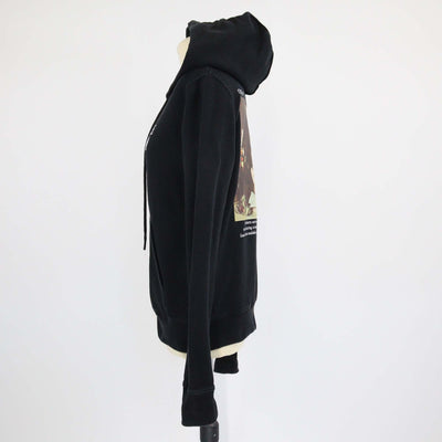 Off-White Black Caravaggio Lute Zipped Hoodie Jacket Mens Off White 