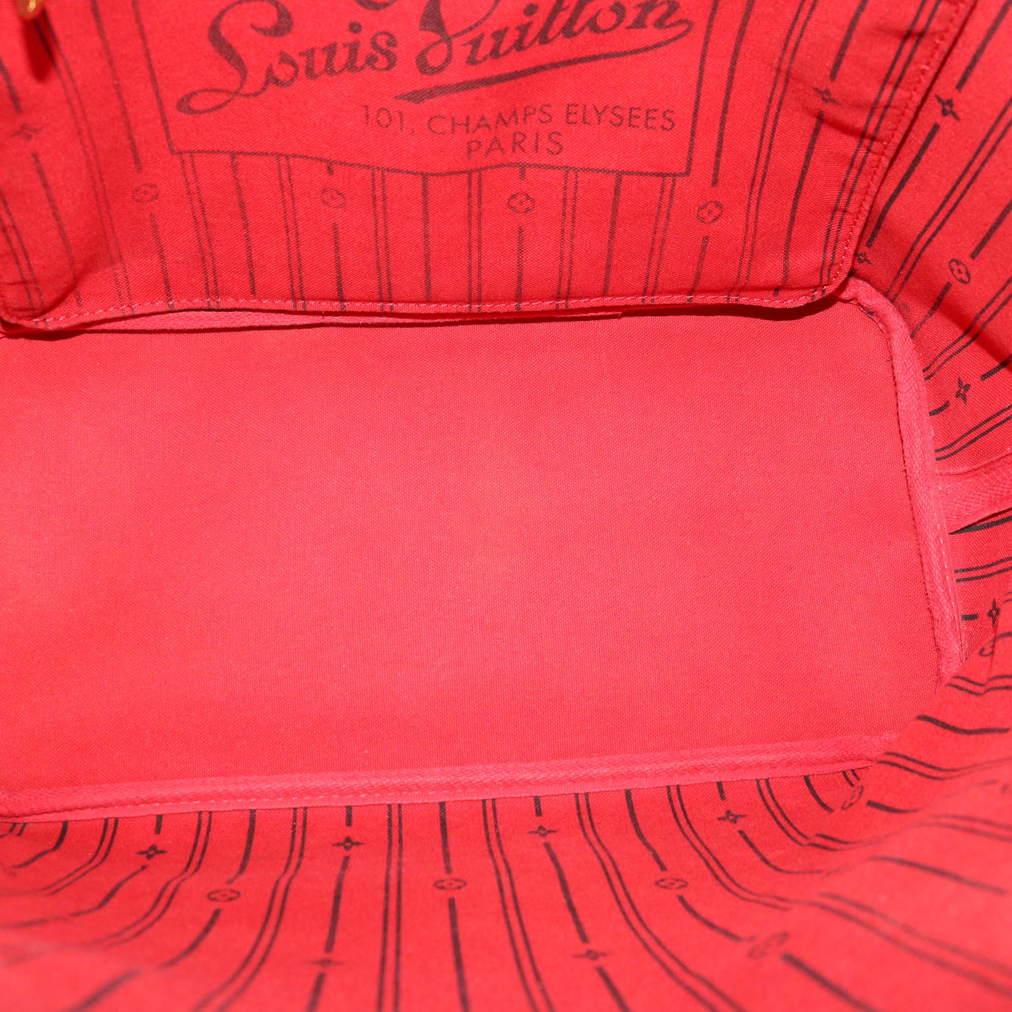 Louis Vuitton Damier Ebene Neverfull MM Tote