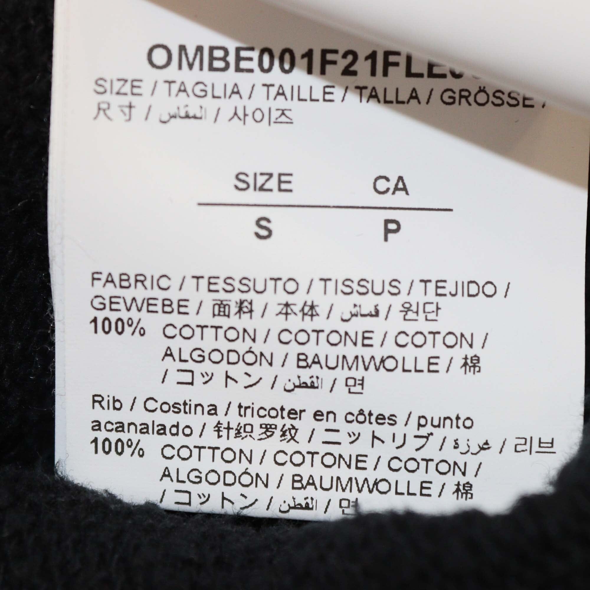 Off-White Black Caravaggio Lute Zipped Hoodie Jacket Mens Off White 