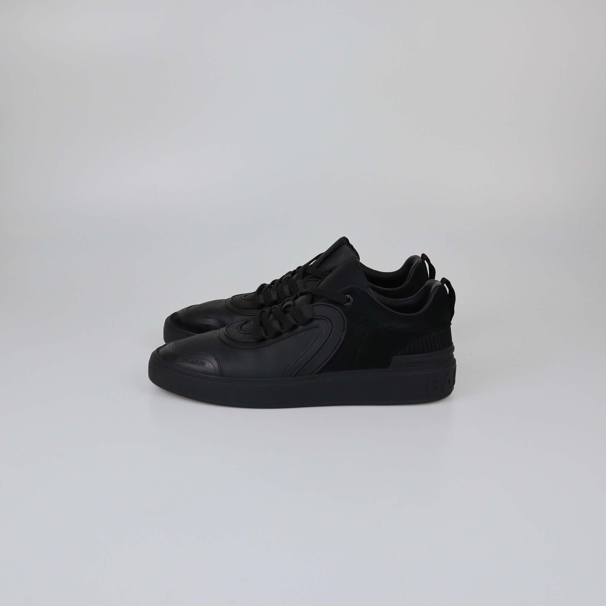 Balmain Black B-Skate Low Sneakers Mens Balmain 