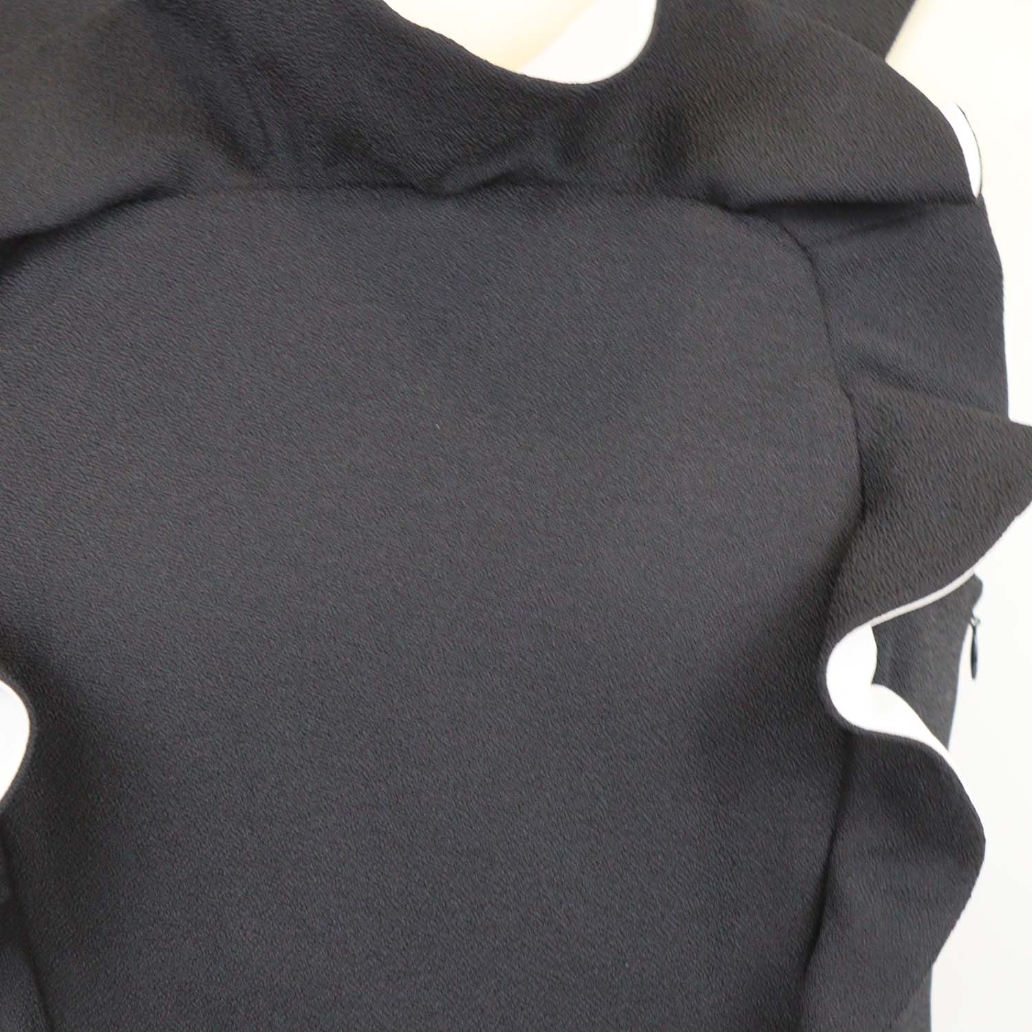 Claudie Pierlot Black/White Ruffled Midi Dress