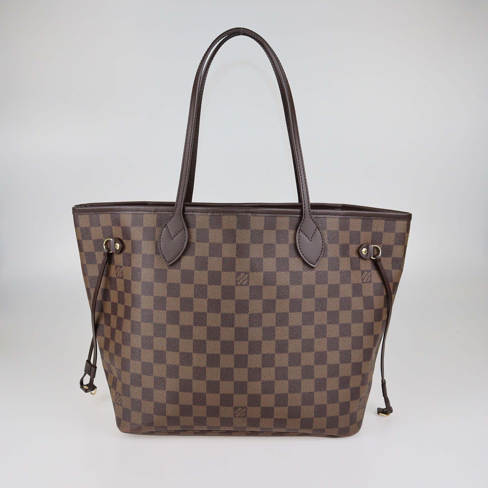 Louis Vuitton Damier Ebene Neverfull MM Tote