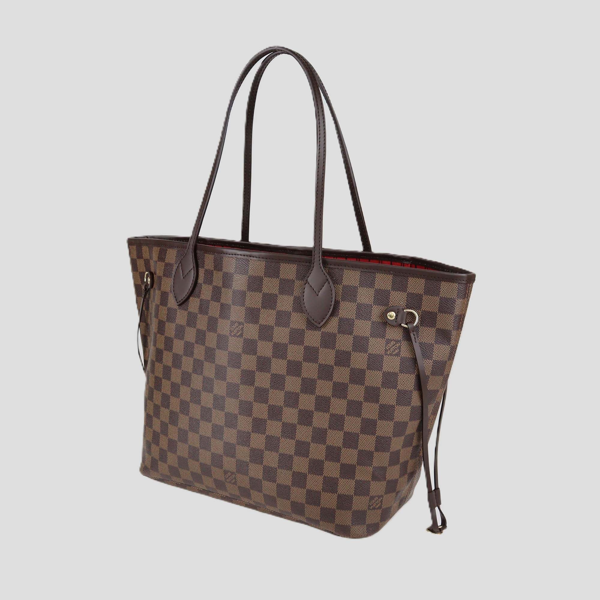 Louis Vuitton Damier Ebene Neverfull MM Tote