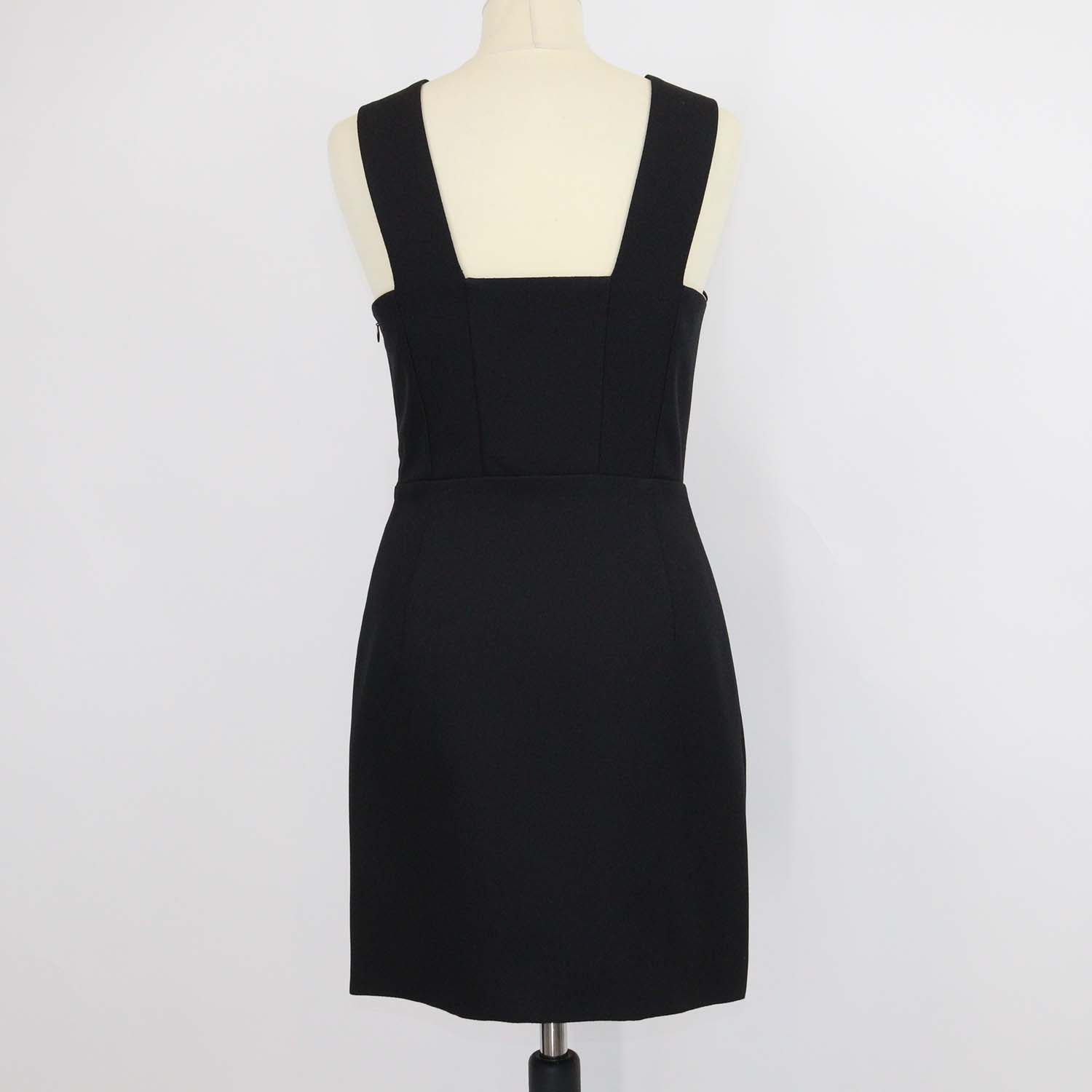 Claudie Pierlot Black/White Ruffled Midi Dress