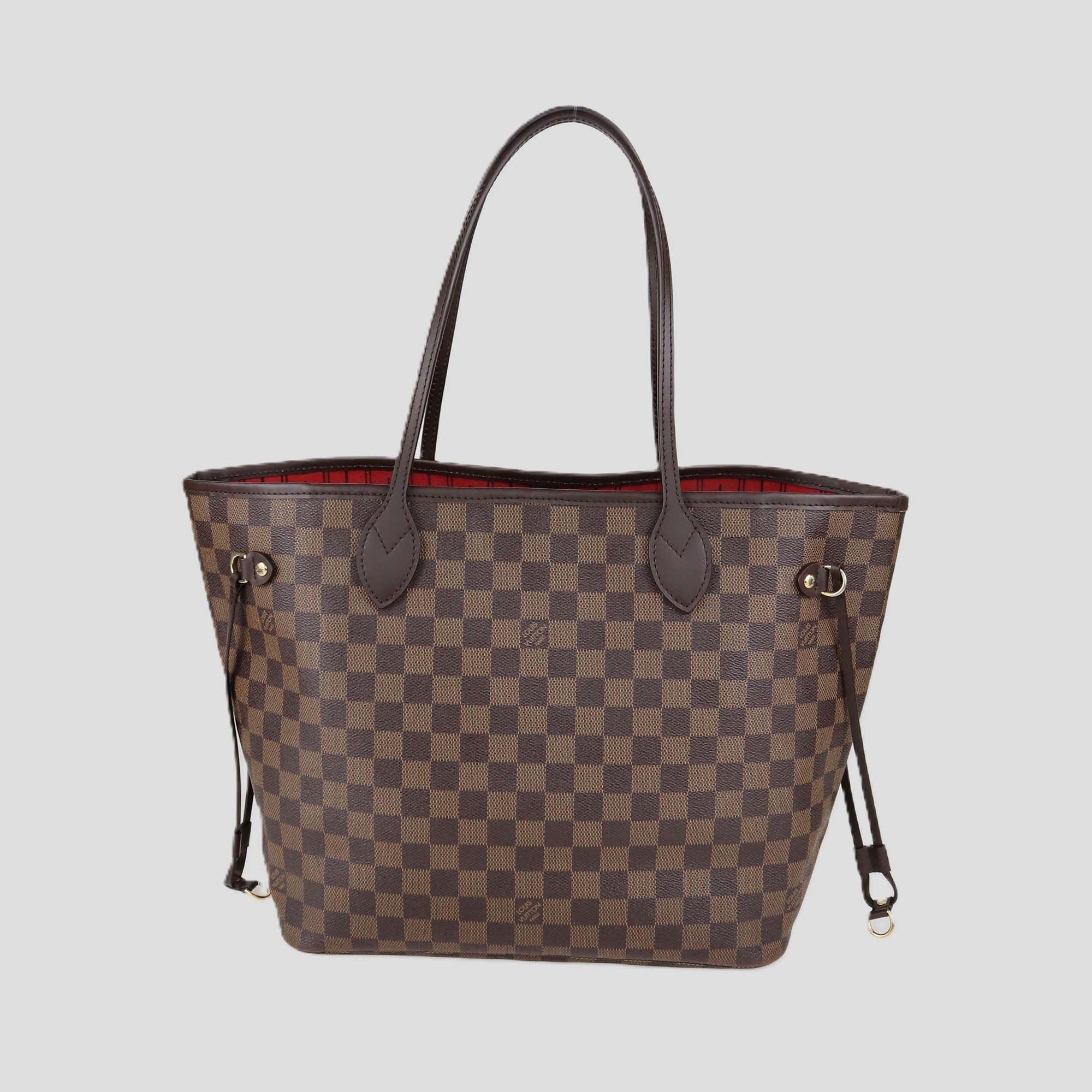 Louis Vuitton Damier Ebene Neverfull MM Tote