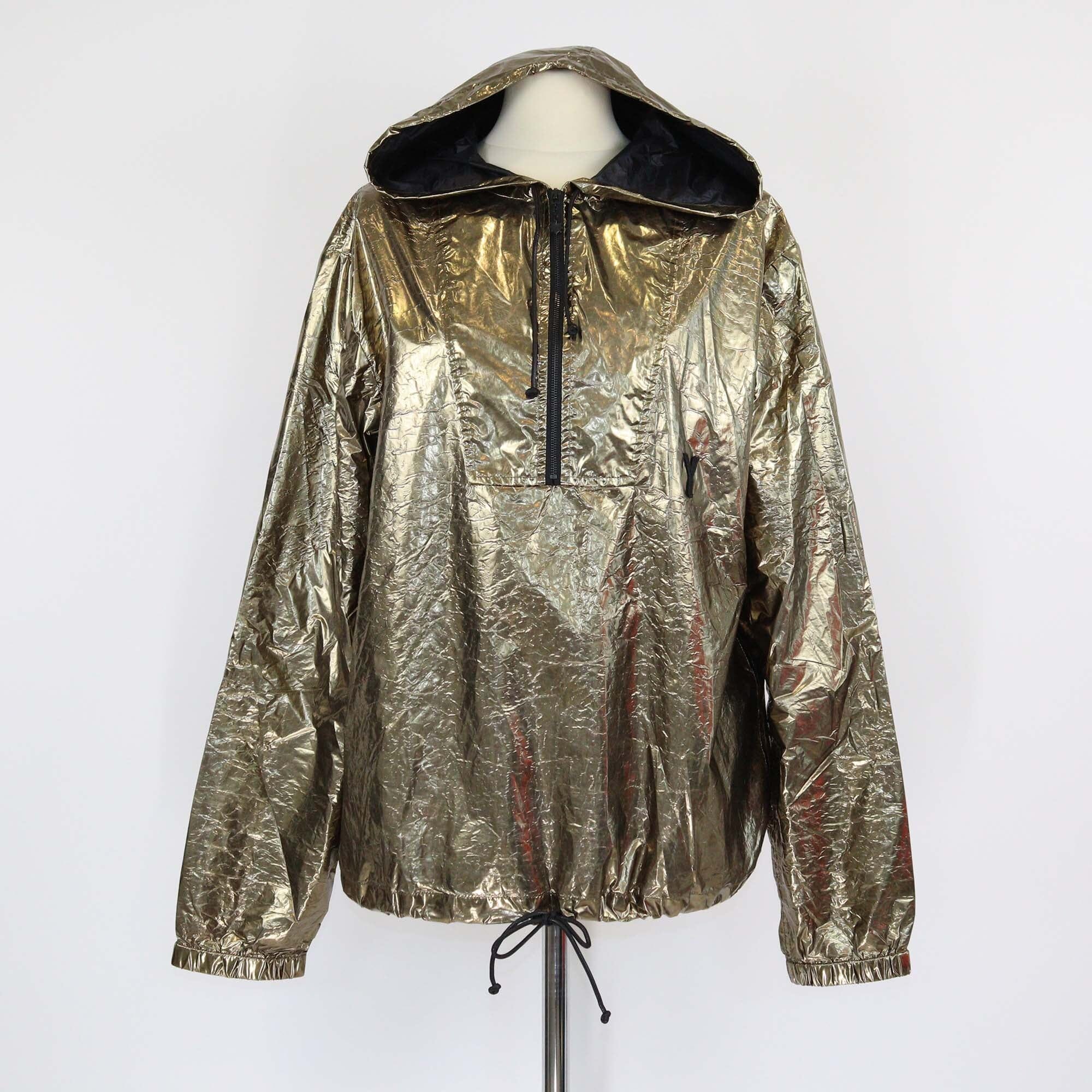 Saint Laurent Bronze Foil Y Patch Hoodie Jacket Womens Saint Laurent 
