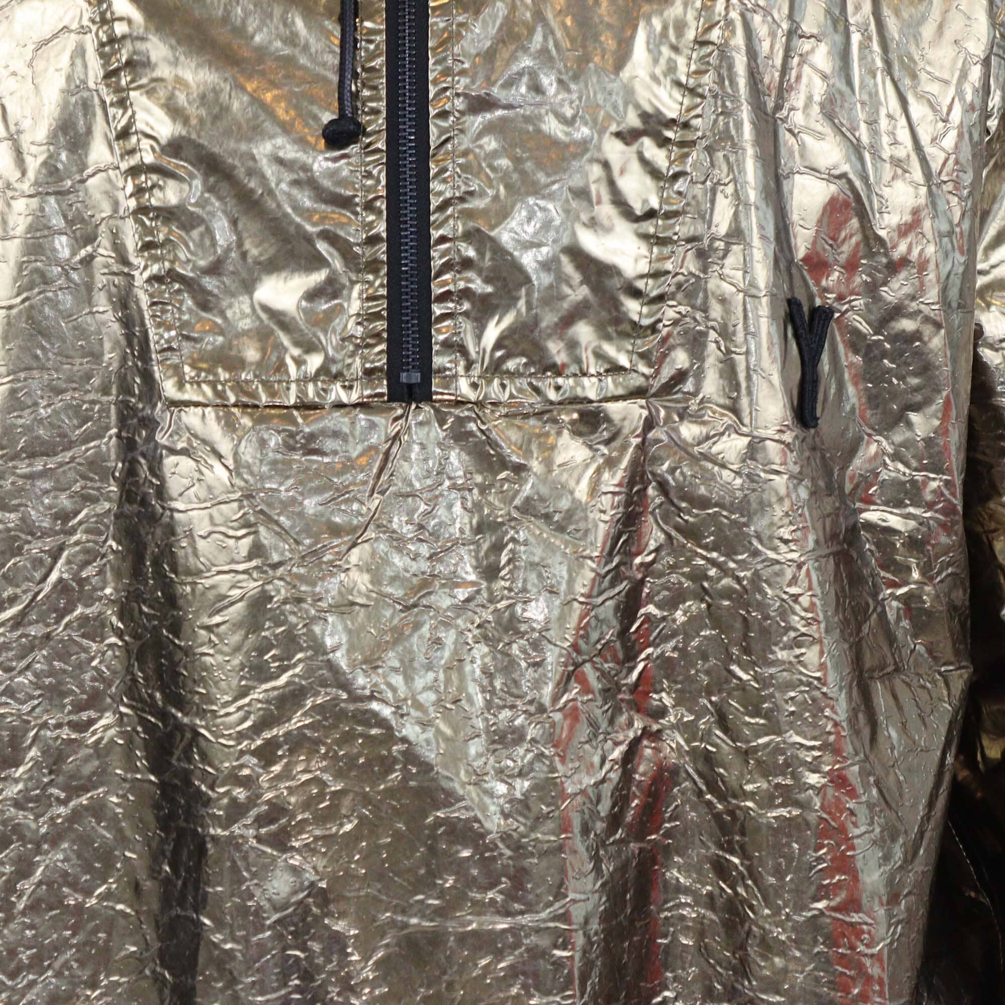 Saint Laurent Bronze Foil Y Patch Hoodie Jacket Womens Saint Laurent 