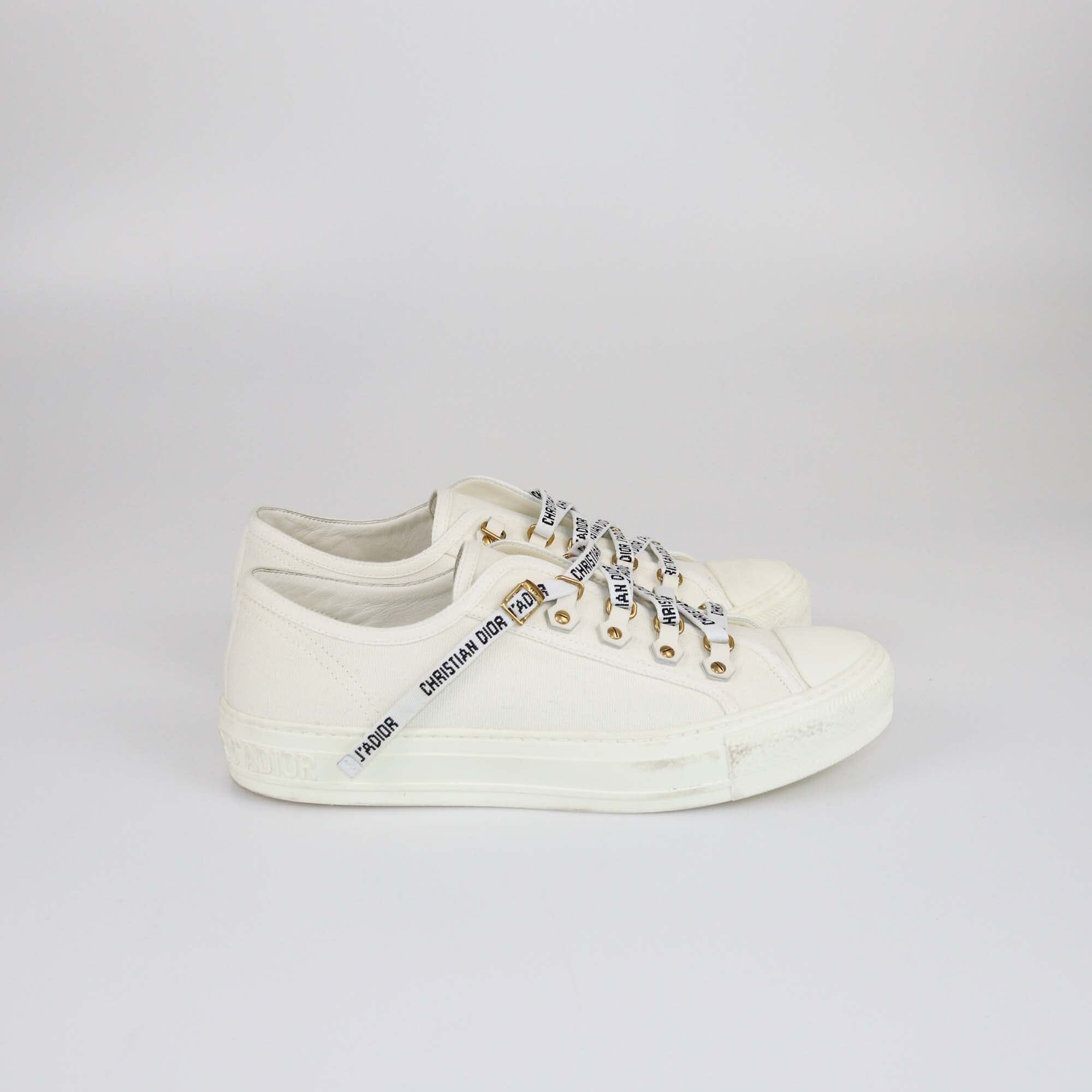 Christian Dior White Walk n" Dior Sneakers Womens Christian Dior 