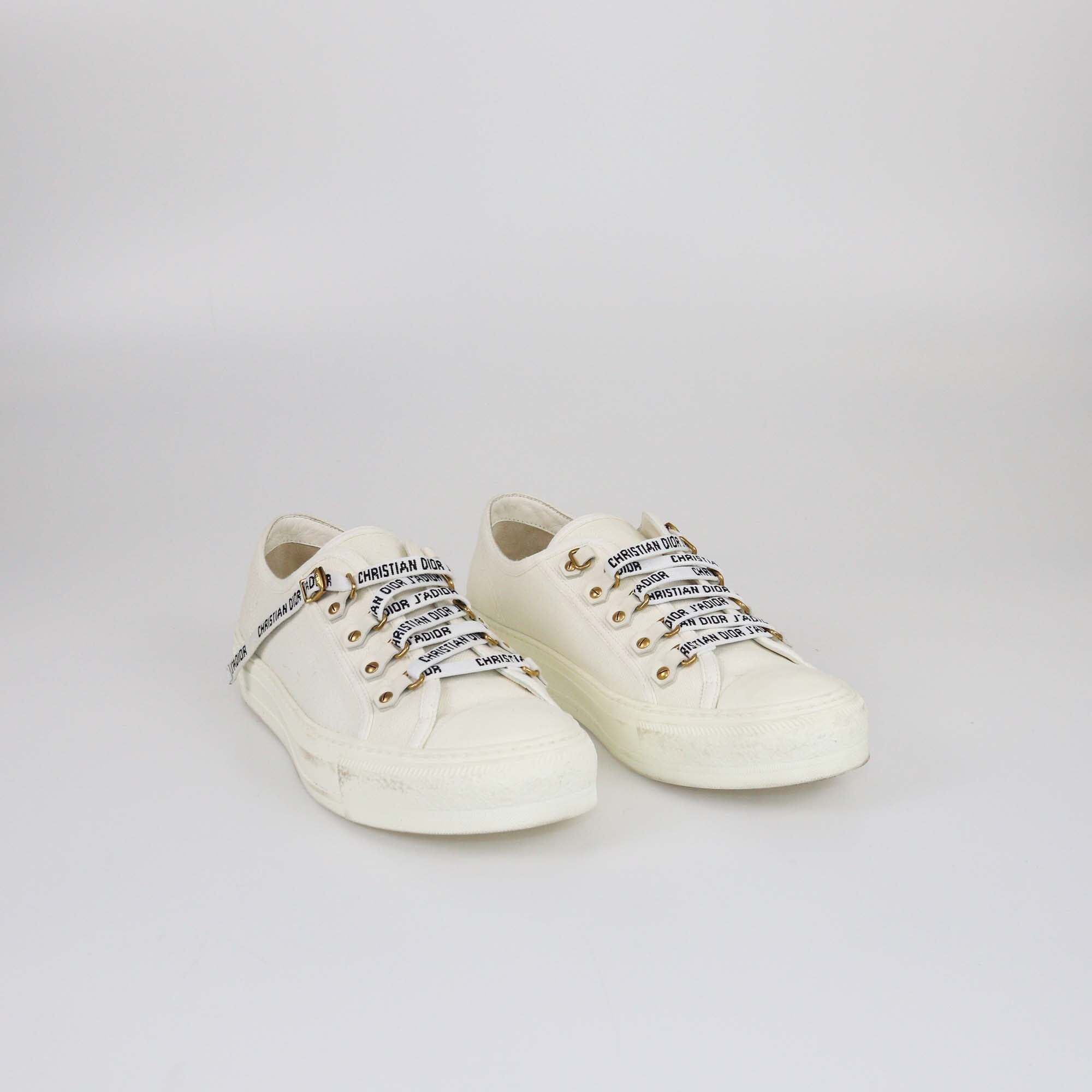 Christian Dior White Walk n" Dior Sneakers Womens Christian Dior 