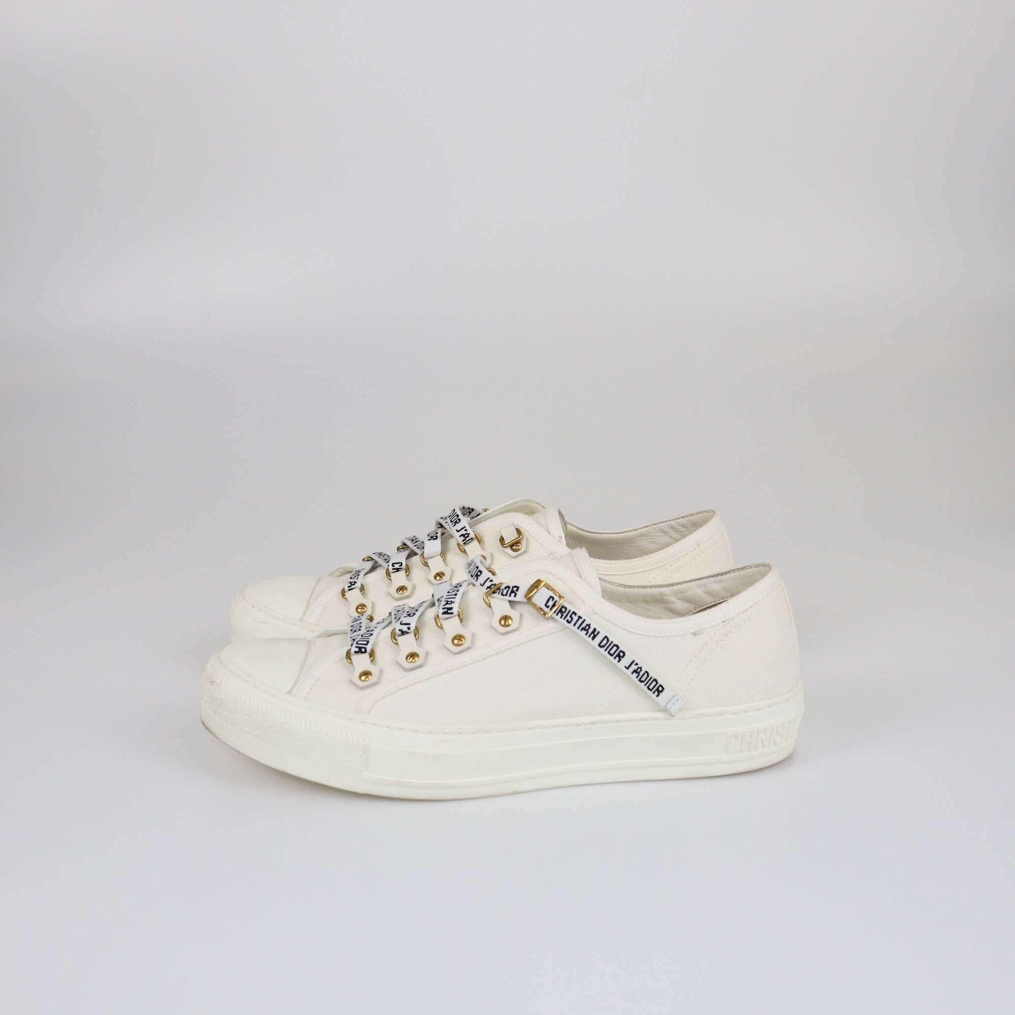 Christian Dior White Walk n" Dior Sneakers Womens Christian Dior 