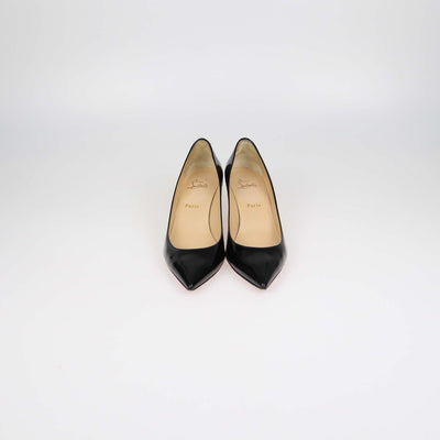 Christian Louboutin Black Patent Leather Corneille Pumps
