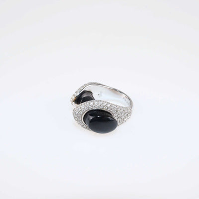 Gucci White Gold Onyx & Diamond Pavé Horsebit Ring & Necklace Fine Jewellery Gucci 