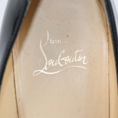 Christian Louboutin Black Patent Leather Corneille Pumps