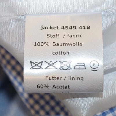Maison Common Blue/White Tweed Bow Detail Jacket