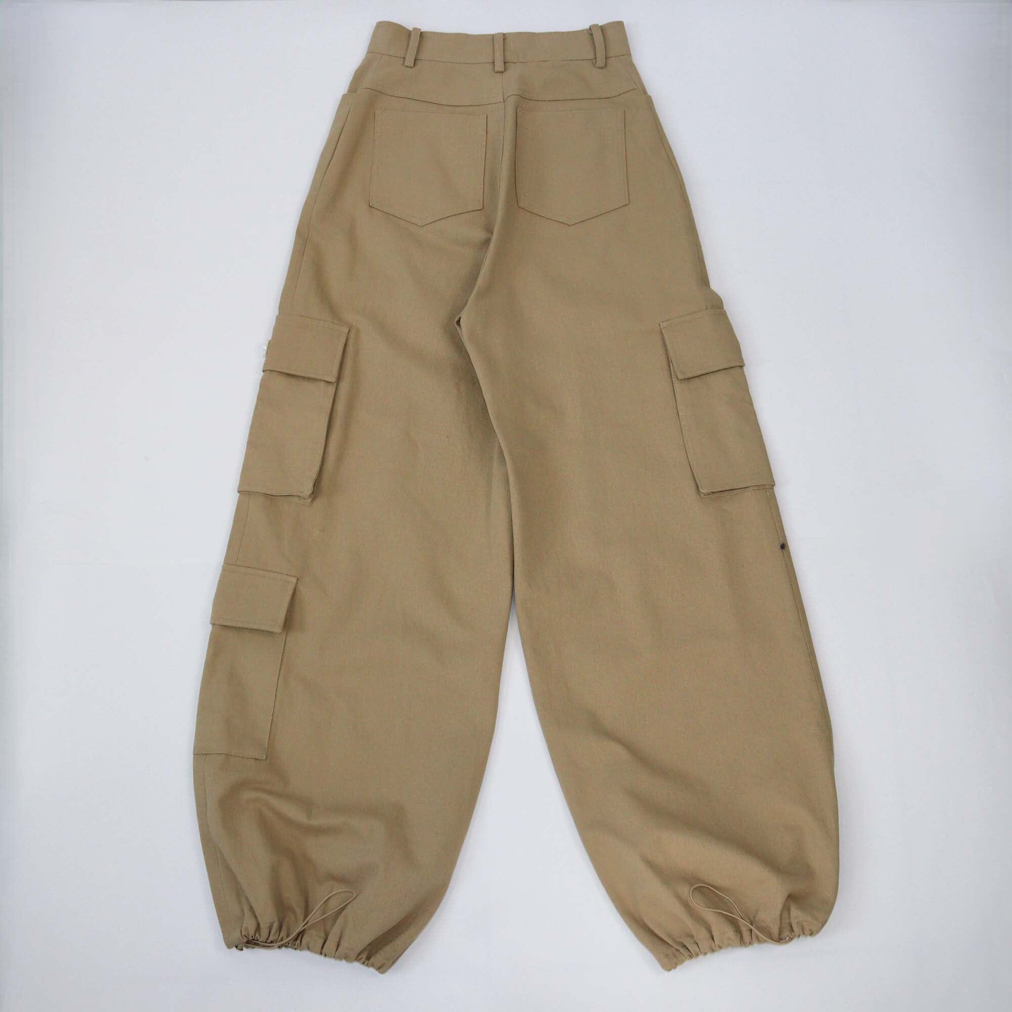 The Frankie Shop Brown Cargo Pants Womens The Frankie Shop 