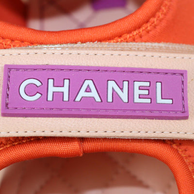 Chanel Multicolor Quilted Leather and Technical Fabric Sport Sandals