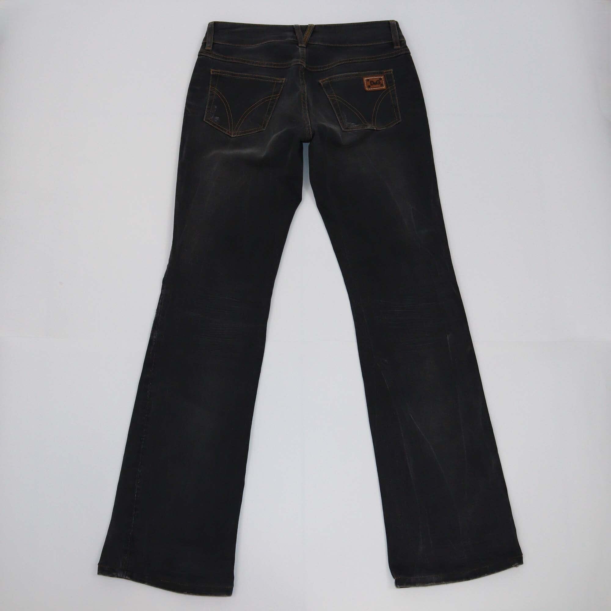 D&G Black Boot Cut Pants Womens D&G 