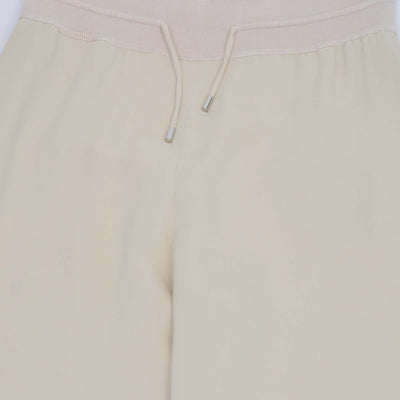 Loro Piana Cream Silk Wide Leg Trouser