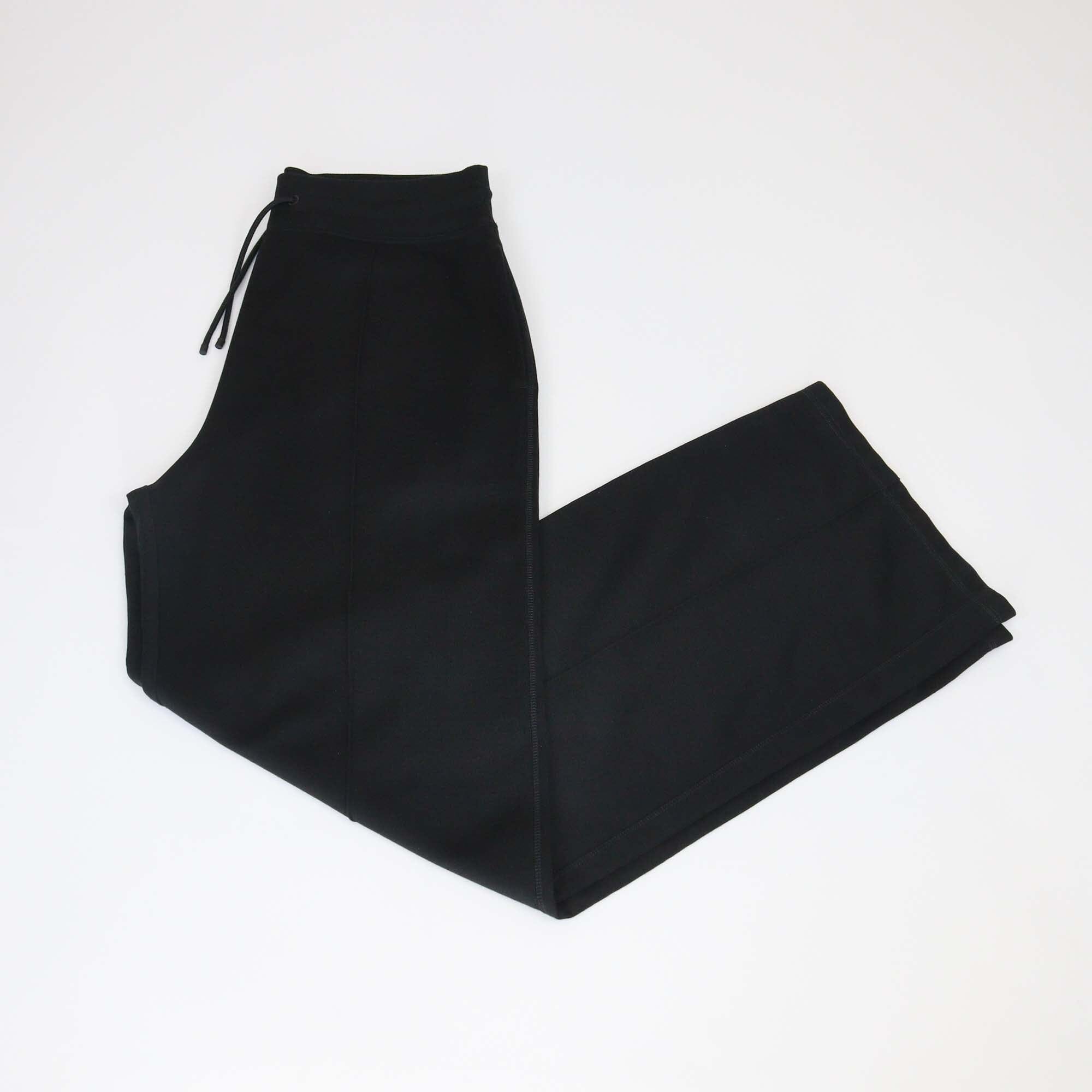 Hermes Black Cotton Blended Logo Patch Detailed Track Pants Womens Hermes 