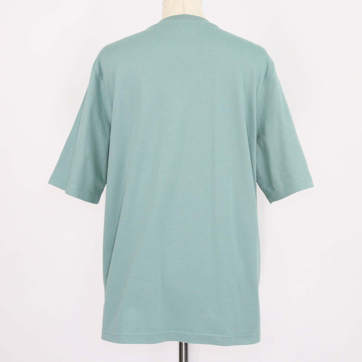 Hermes Celadon Cotton H Cheval Crew Neck T-Shirt