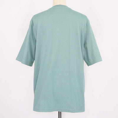 Hermes Celadon Cotton H Cheval Crew Neck T-Shirt
