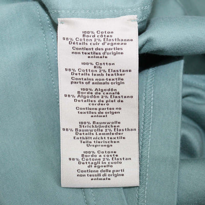 Hermes Celadon Cotton H Cheval Crew Neck T-Shirt