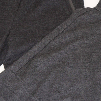 Brunello Cucinelli Dark Grey Button-Shoulder Cashmere Knit Sweatshirt & Pants Womens Brunello Cucinelli 