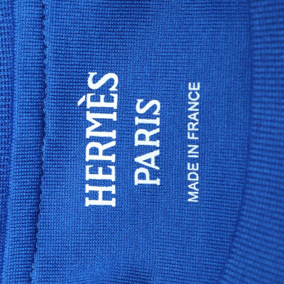 Hermès Bleu Mykonos Coton Couvertues Et Tenues Maxi T-Shirt