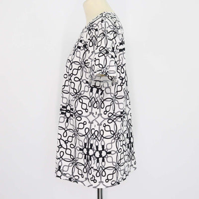 Hermes White, Black Cotton Cordeliers Piqures Micro T-Shirt