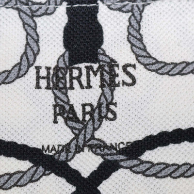 Hermes White, Black Cotton Cordeliers Piqures Micro T-Shirt