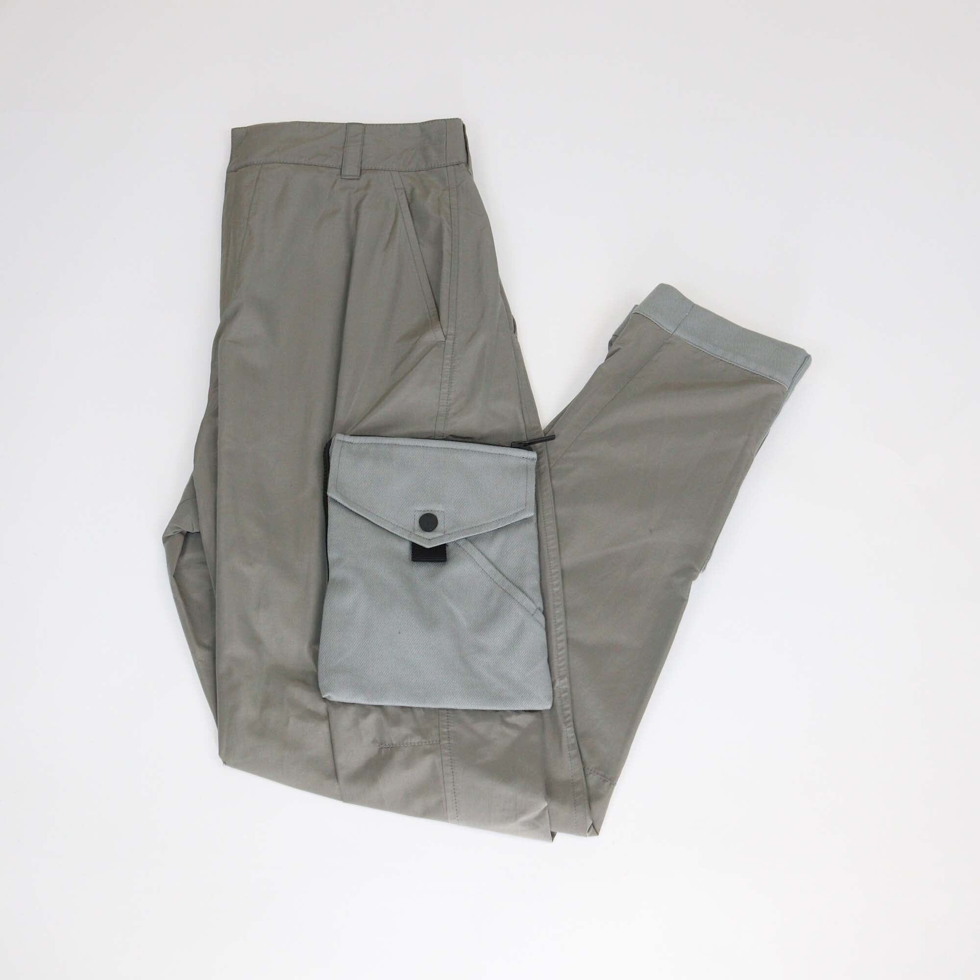 Dior Homme Army Green Blend Nylon Cargo Pants Mens Dior Homme 
