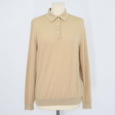 Loro Piana Light Brown Blend Cashmere Luciole Long Sleeve Shirt