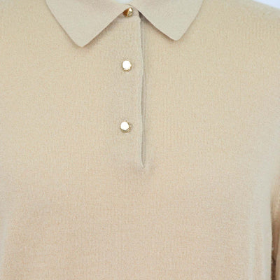 Loro Piana Light Brown Blend Cashmere Luciole Long Sleeve Shirt