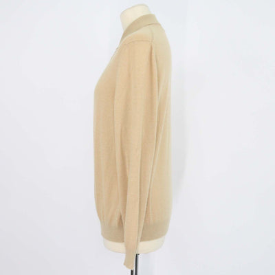 Loro Piana Light Brown Blend Cashmere Luciole Long Sleeve Shirt