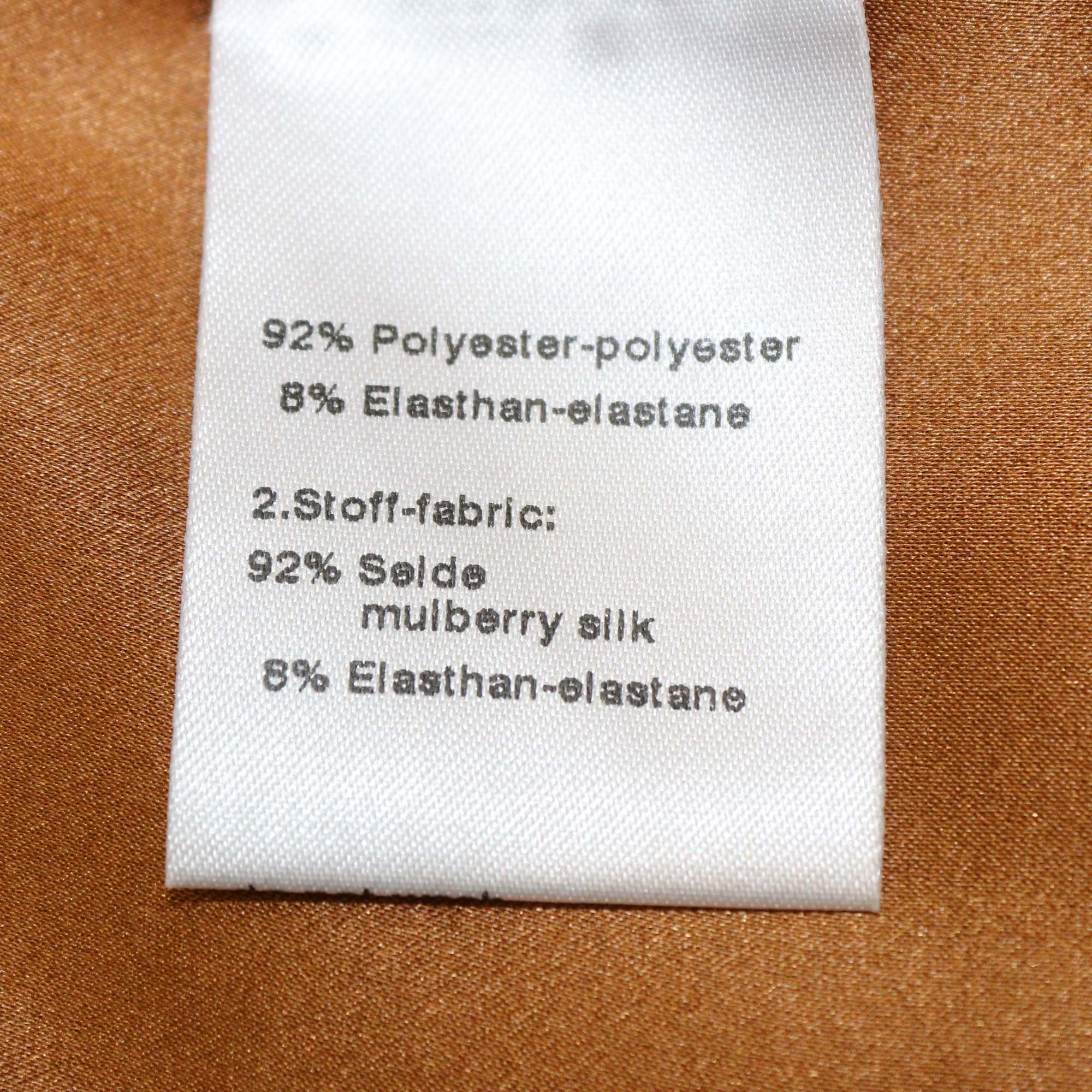 Akris Gold Full Sequins Long Sleeve Top