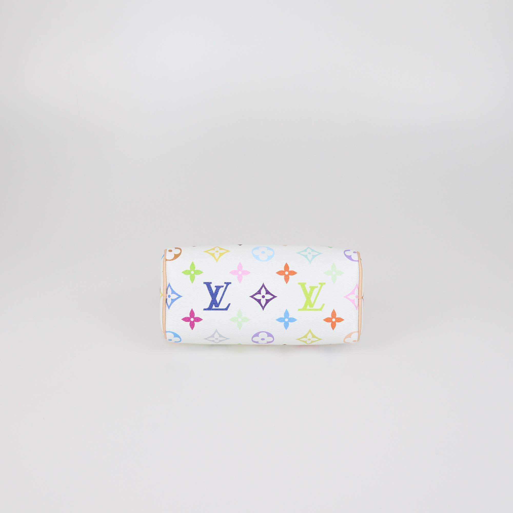 Louis Vuitton x Murakami White Multicolor Monogram Canvas Nano Speedy bag