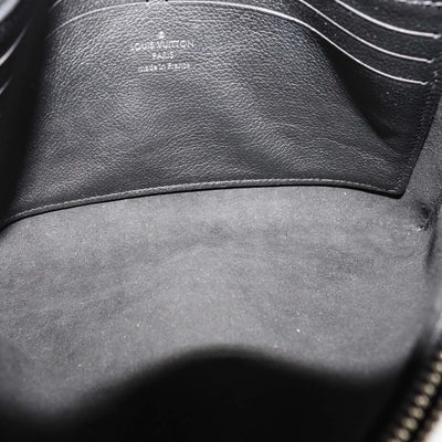 Louis Vuitton Black Leather Mylockme Chain Pochette