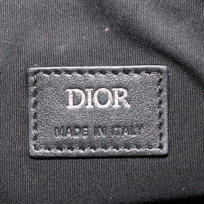 Dior Homme Black Perforated Oblique Saddle Bag Mens Dior Homme 